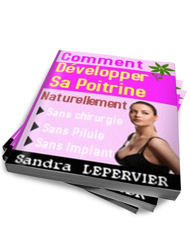 Sandra Lepervier : couverture du livre Comment développer poitrine naturellement